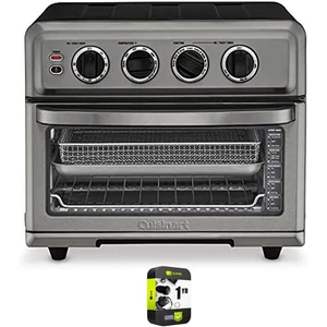 Horno tostador Cuisinart AirFryer con parrilla acero negro + garantía extendida - Imagen 1 de 4