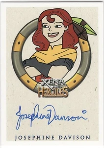 Xena & Hercules : The Animated Adventures Autograph Josephine Davison ARTEMIS - Picture 1 of 1