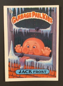 1987 Topps Garbage Pail Kids #372a Jack Frost Sticker Card - Picture 1 of 2