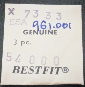 Orologio NOS Esa Quarzo Cal. 961.001 Bestfit # X7333 mod elettronica viti lunghe x3 - Foto 1 di 2