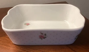 "Panadero rectangular pequeño Royal Albert New Country Roses 7 1/8"" X 5 3/8""" - Imagen 1 de 3