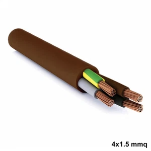 Cavo filo elettrico quadripolare FS18 FROR - 4 X 1,5 mmq - prezzo al Metro - Imagen 1 de 1