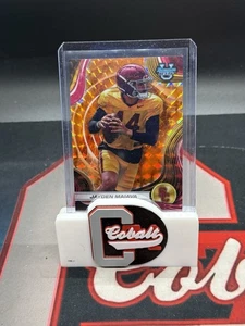 Jayden Maiava 2024 Bowman’s Best U Orange Geometrical # /25 SSP USC Trojans - Picture 1 of 2