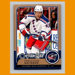 Christian Backman #422 2008-09 O-Pee-Chee Columbus Blue Jackets Hockey Card NHL - Picture 1 of 3