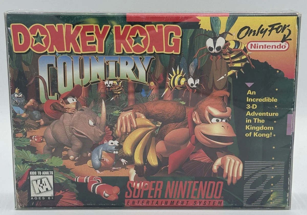 Donkey Kong Country Nintendo SNES Boxing Video Games for sale - eBay