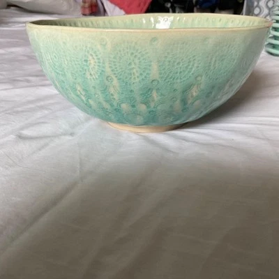 Ensaladera ANTHROPOLOGIE OLD HAVANA como nueva tamaño mediano 8 pulgadas Foto 1 de 4