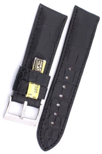 24mm /22 Louisiana ALLIGATOR BAND Breitdorn Schließe made GERMANY Uhrenarmband - Picture 1 of 2