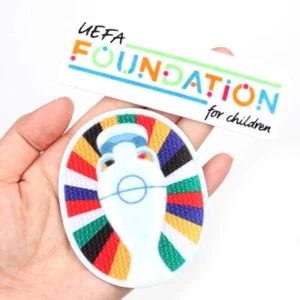2PCS Patches UEFA Euro 2024 Foundation Jersey Shirt Sleeve Patch Badge Set - Picture 1 of 14