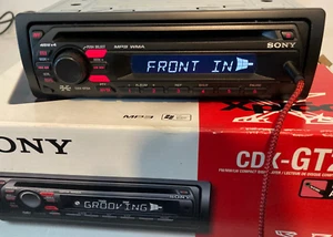 Sony CDX-GT24 Car Stereo, Phone Aux In Front Socket, Radio, CD Player, Working - Picture 1 of 11