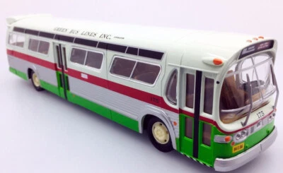 Corgi Fishbowl BUS Green Bus Lines, New York City 1:50 SCALE  w/ mirrors C54315 - Image 1 of 4