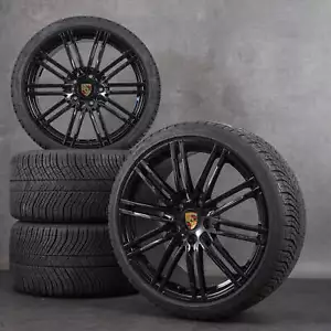 Original Porsche 20-inch summer wheels 991 turbo III rims summer tires NEW 041 - Picture 1 of 3