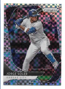 Prizm Power Plaid 2020 Jorge Soler #01/75 #8 Kansas City Royals - Imagen 1 de 2