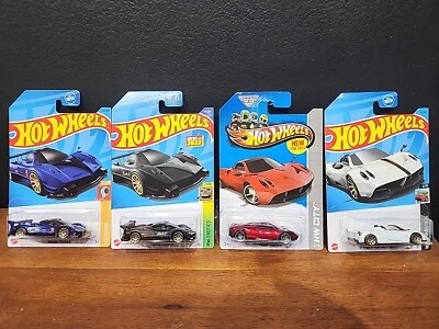 ¡Paquete de 4 HW Pagani Lovers!  Zonda R's, Huayra ERROR y Huayra Roadster!  Foto 1 de 4