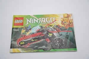 LEGO NINJAGO 70501 INSTRUCTION BOOKLETS 1 AND 2 MASTER OF SPINJITZU - Picture 1 of 1