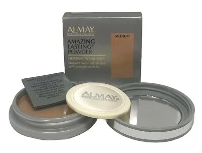 4 Almay Amazing Lasting Powder 100 % sin aceite y fragancia 0,4 oz MEDIANO  Foto 1 de 2