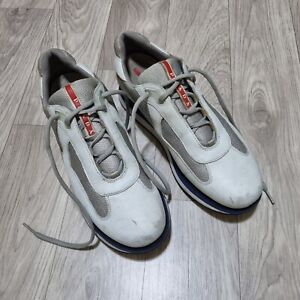 Prada Shoes America's Cup Double Sole Sneaker Size 11 Us