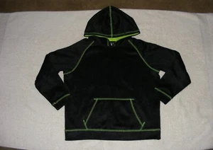 Mambo Black Check Design Hoodie Hand-Warmer Pocket - Size 10/12 - Picture 1 of 3