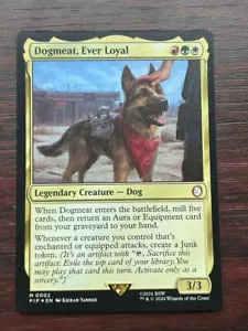 1x FOIL DOGMEAT, EVER LOYAL - Fallout - MTG - Magic the Gathering - Bild 1 von 1