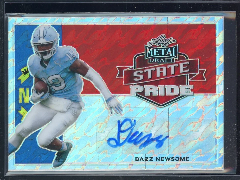 2021 Leaf Metal Draft State Pride Marbles #SPDN1 Dazz Newsome 19/60 - Image 1 of 1