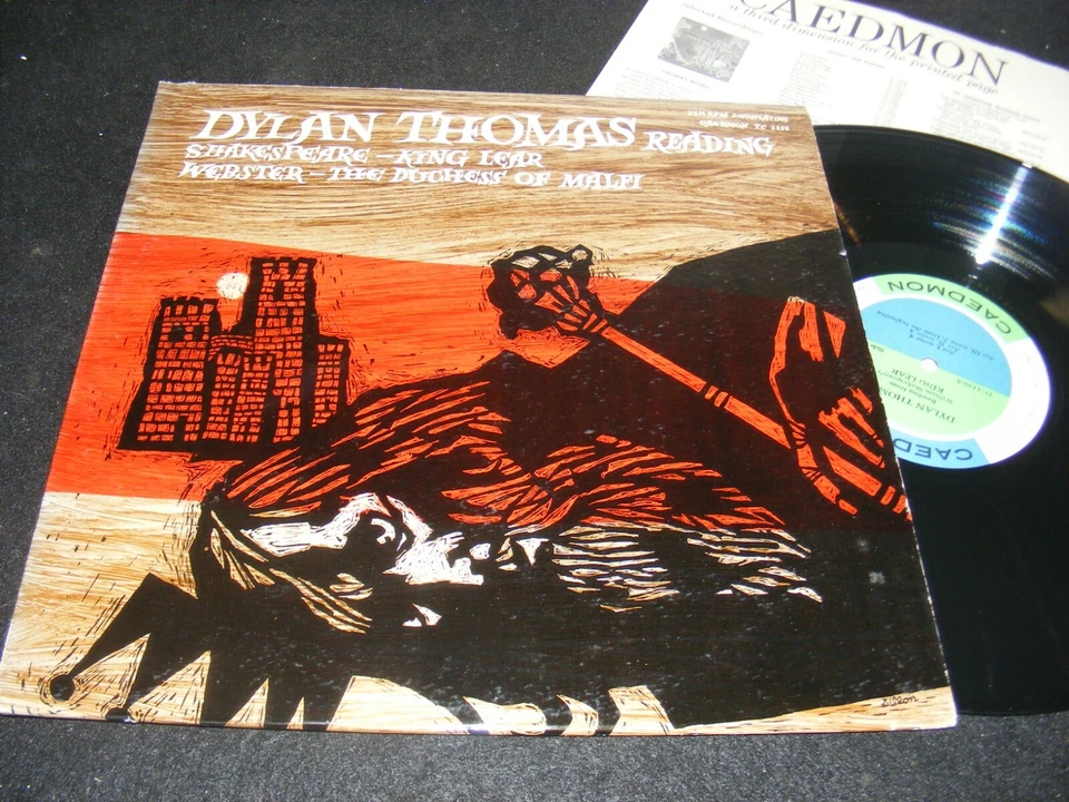 Dylan Thomas LP Rarity Reads Shakespeare KING LEAR 1962 Leo & Diane Dillon Cover - Image 1 of 1