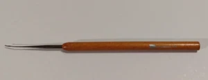VINTAGE SEWING AWL FOR LEATHER. WOOD HANDLE MADE BY REPOSE? - Picture 1 of 10