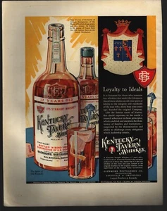 1935 Kentucky Tavern Whiskey Fortune Magazine Print Ad Glenmore Louisville - Picture 1 of 1