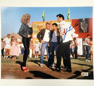 John Travolta signed Grease 11x14 photo autograph ~ Beckett BAS - Picture 1 of 3