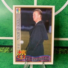 VAN GAAL 25 1ST YEAR-FCB BARCELONA - MUNDICROMO LEAGUE CHIPS 97 98 CARD