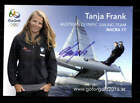 Tanja Frank Segeln Autogrammkarte Original Signiert + A 217633