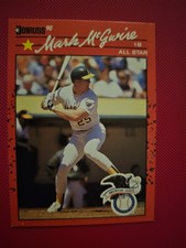 Mark McGwire Donruss 90 All Star Card ERROR** RARE **