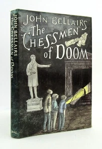 THE CHESSMEN OF DOOM John Bellairs 1989 1st/1st HBDJ VGC L1 - Imagen 1 de 8