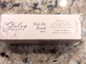 Julep Beauty Skip the Brush 2-in-1 Color Stick Cheeks + Lips Melted Cocoa - Picture 1 of 12