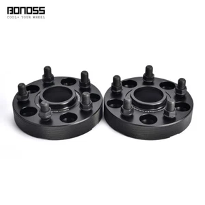 BONOSS 2x15mm + 2x35mm Black Anodized Wheel Spacers for Subaru BRZ (2012+) 5x100 - Picture 1 of 12