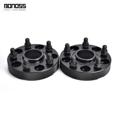 BONOSS 4x 35mm Black Anodized Wheel Spacers for Subaru Outback (2004-2009)  - Image 1 of 4