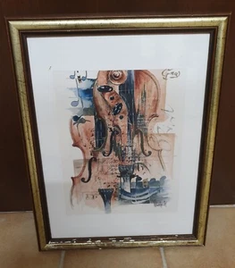 bild mit Rahmen (ähnlich wie Rosina Wachtmeister) - Bild 1 von 1