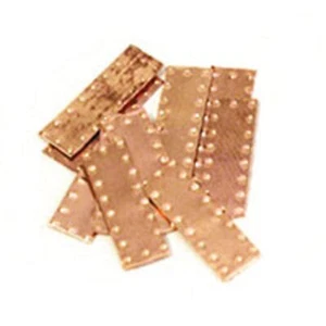 Model Shipways DIMPLE COPPER PLATES (6 x 12mm) 50 pack - Picture 1 of 1