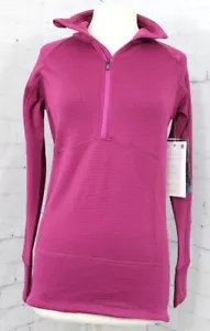 New Burton Women's AK Lift Half Zip Pullover Fleece Long Sleeve Top Large Poison - Picture 1 of 4