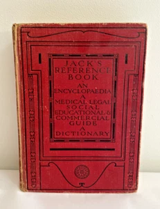 Jack's Reference Book | 1908 Encyclopaedia | Medical Legal Social Home Office - Bild 1 von 12