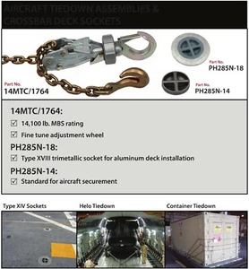 Peck & Hale PH3283-3L, Tie Down Cargo Hook Turn up - Bild 1 von 10
