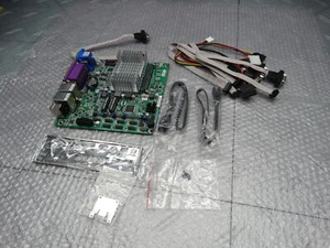 Jetway Mini-ITX Motherboard NF9U-2930-FK + Face Place + Cables - Picture 1 of 12