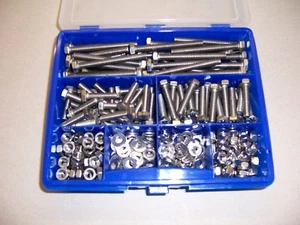Sortiment Sechskantkopfschrauben DIN 933, V2A rostfrei, M6, 325-teilig - Bild 1 von 1