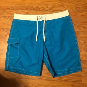 Pantalones cortos de tabla Old Navy para hombre - azul/blanco - talla XL - 0665 - Imagen 1 de 4