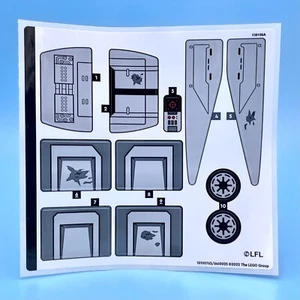 LEGO Star Wars AT-TE Walker Sticker Sheet ONLY from Set 75337 - Picture 1 of 2