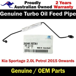 Genuine OEM Turbo Charger Oil Feed Pipe For Kia Sportage 2.0L Petrol 2015 Onward - Bild 1 von 6