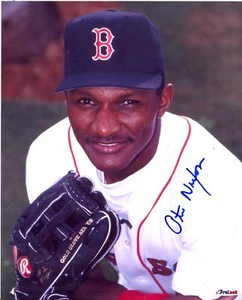 OTIS NIXON BOSTON RED SOX SIGNED 8X10 PHOTO W/COA - Picture 1 of 1