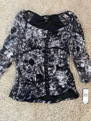 Top Ab Studio de encaje con gancho para ojos X-grande nuevo con etiquetas Foto 1 de 4