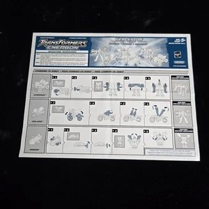 Original Transformers Energon Instructions For Perceptor 2003 80228 80250 - Picture 1 of 3