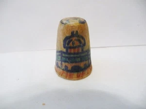 FINGERHUT VINTAGE HANDBEMALT HOLZ ISRAEL "THE DOME OF THE ROCK" - Bild 1 von 8