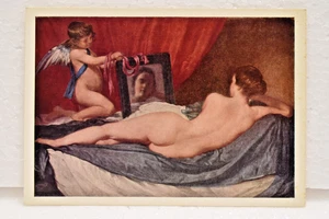 Cartolina d'epoca Velazquez La toilette di Venere Rokeby Venere Galleria Nazionale Regno Unito - Foto 1 di 4