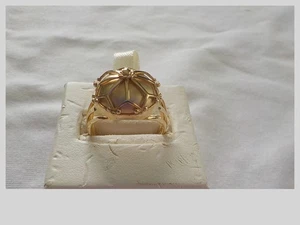 14K Turkey Yellow Gold Unusual Dome Ring Size 8 3/4" 5.6 gm - Picture 1 of 10